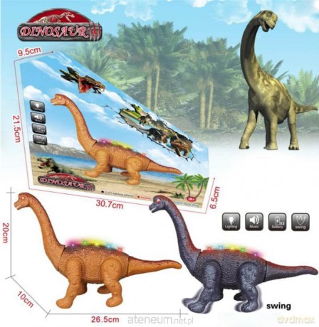 Dinozaur na baterie ze światłem i dźwiękiem [FIGURKA]