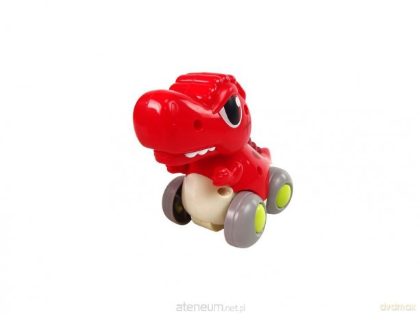 Dinozaur na kółkach T-Rex czerwony [FIGURKA]