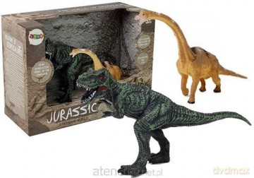 Dinozaury 2szt Brachiosaurus, Tyranozaur Rex [FIGURKA]