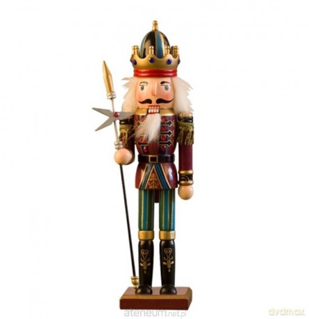 Dziadek do orzechów drewniany 31 cm [FIGURKA]