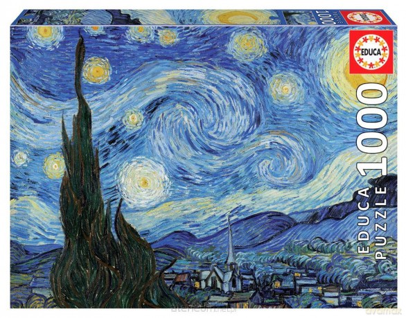 EDUCA 1000 el. Gwiaździsta noc, Vincent van Gogh [PUZZLE]