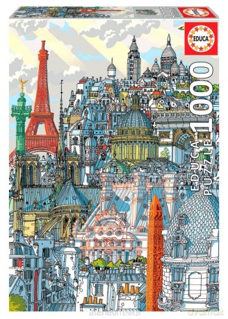 EDUCA 1000 el. Paryż/Francja [PUZZLE]