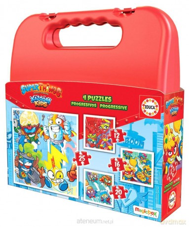EDUCA 12+16+20+25 Super Things (walizka) [PUZZLE]