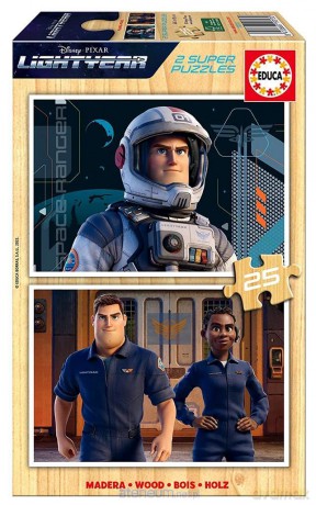 EDUCA 2x25 Buzz Astral (drewniane) [PUZZLE]