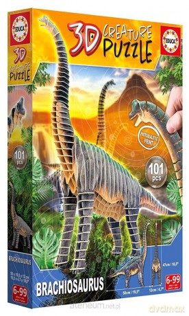 EDUCA 3D Dinozaury - Brachiozaur 101 el. [PUZZLE]