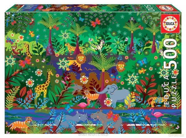 EDUCA 500 el. Dżungla [PUZZLE]