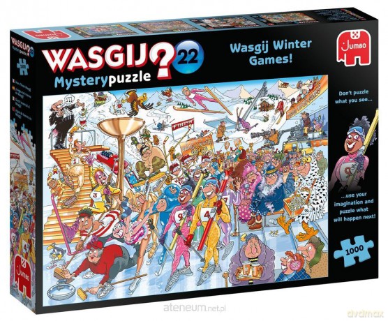 FALCON 1000 el. Wasgij Mystery 22 - Sporty zimowe [PUZZLE]
