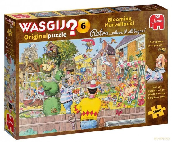 FALCON 1000 el. Wasgij Original Cudowny ogród [PUZZLE]