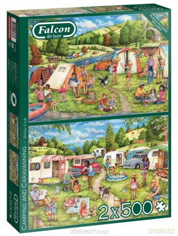 FALCON 2x500 el. Falcon Namiot/Przyczepa [PUZZLE]