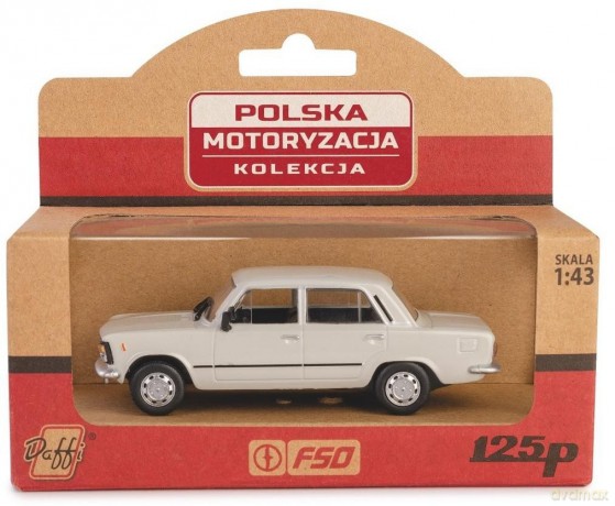 Fiat 125p 1:39 kremowy