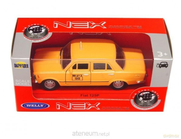 Fiat 125p 1:39 pomarańczowy