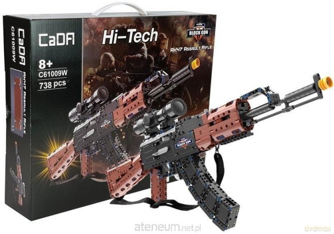 Karabin AK47 z klocków do złożenia 738 el.