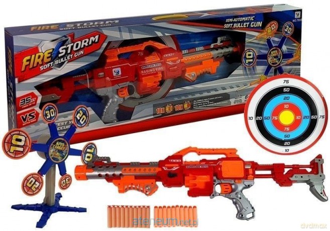 Karabin na piankowe strzałki z tarczą 66 cm