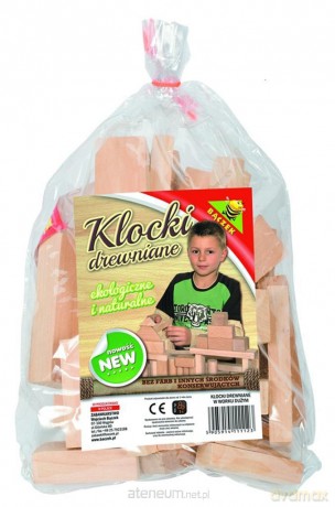 Klocki drewniane w worku dużym [KLOCKI]
