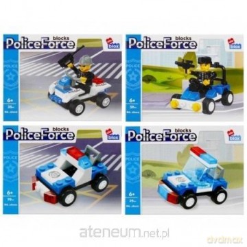 Klocki konstrukcyjne Policja mix [KLOCKI]