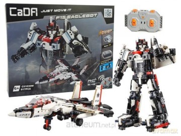 Klocki konstrukcyjne robot samolot R/C [KLOCKI]