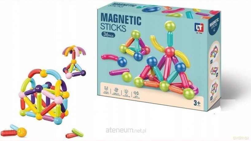 Klocki magnetyczne 36 el. [KLOCKI]