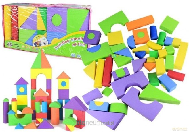 Klocki piankowe 48szt [KLOCKI]