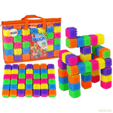 Klocki wafle kolorowe 182szt [KLOCKI]