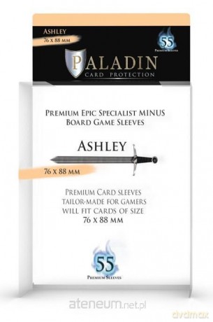 Koszulki na karty Paladin - Ashley (76x88mm) [GRA]