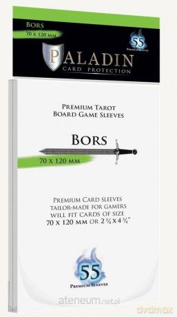 Koszulki na karty Paladin - Bors (70x120mm) [GRA]