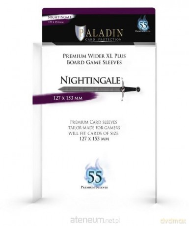 Koszulki na karty Paladin - Nightingale 127x153mm [GRA]