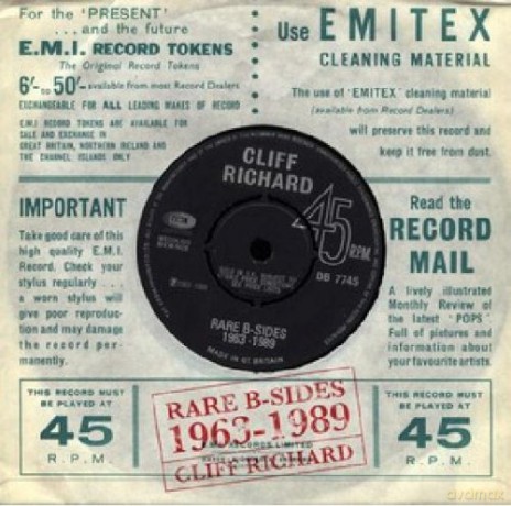 Cliff Richard: Rare B-Sides 1963-1989 [CD]
