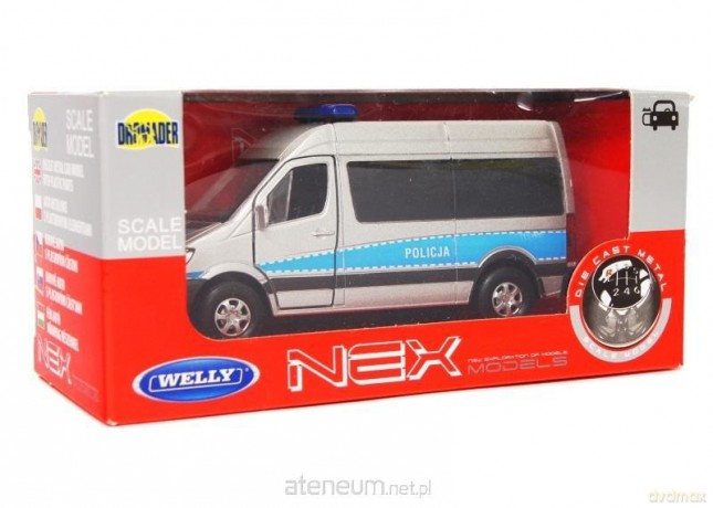 Mercedes Sprinter 1:34 Policja srebrny