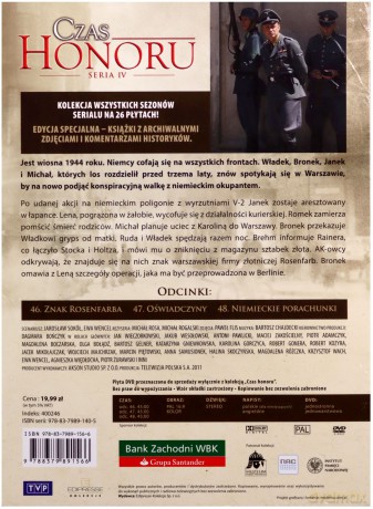 Czas Honoru tom 16 odcinki 46-48 [DVD]