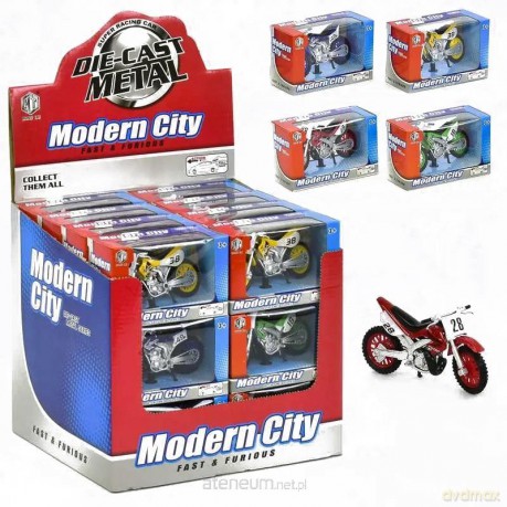 Motocykl crossowy metalowy MIX