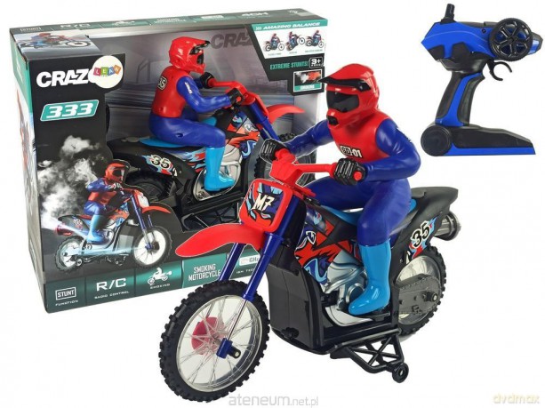 Motor crossowy zdalnie sterowany niebieski