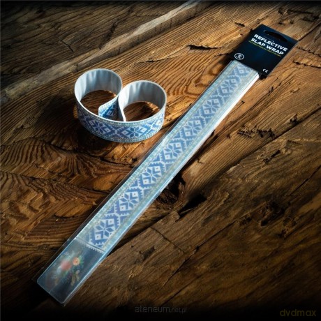 Opaska odblaskowa Slap Wrap - Niebieska