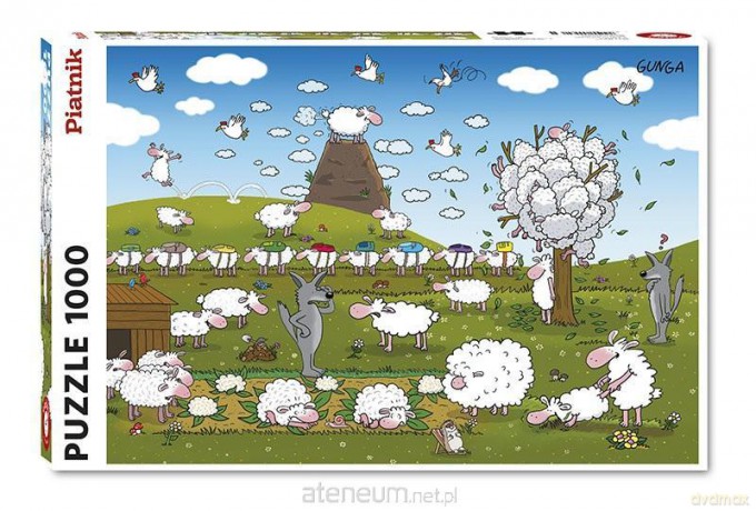 PIATNIK 1000 el. Gunga, Owce W Raju [PUZZLE]