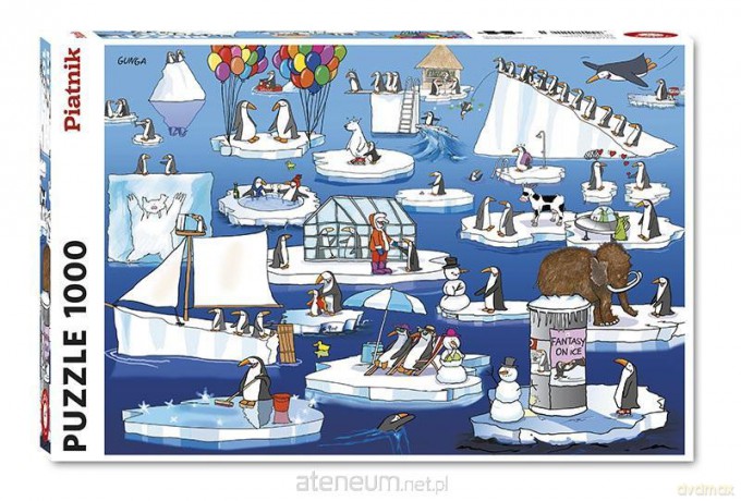 PIATNIK 1000 el. Gunga, Życie Na Antarktyce [PUZZLE]