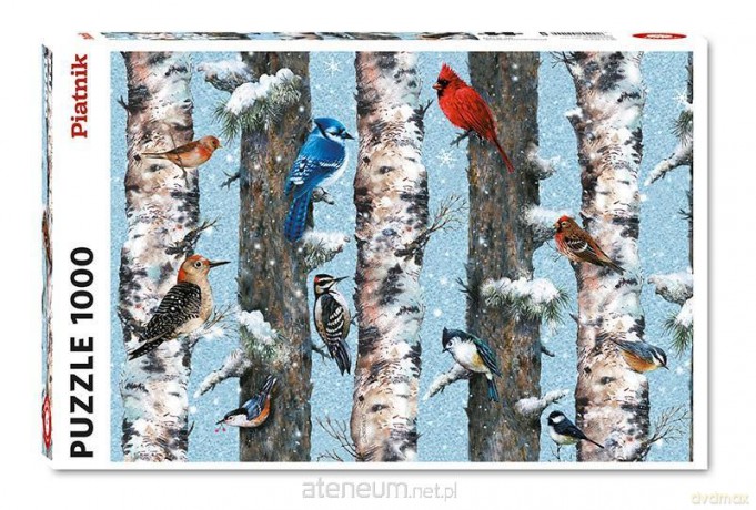PIATNIK 1000 el. Ptaki Zimą [PUZZLE]