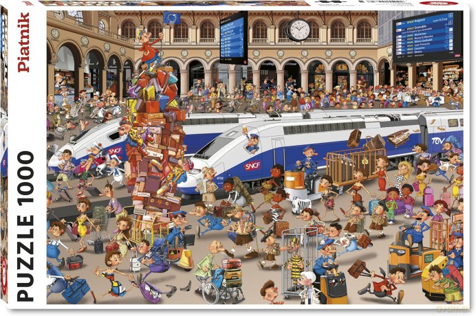 PIATNIK 1000 el. Ruyer, Stacja Kolejowa [PUZZLE]