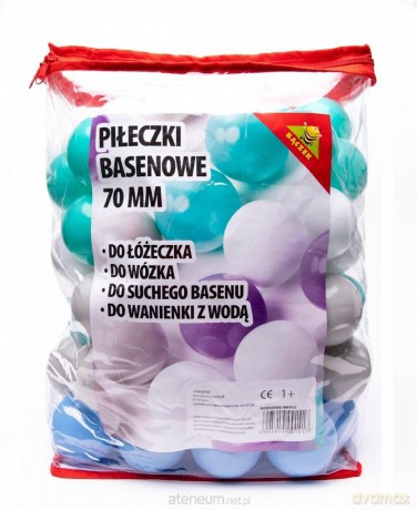 Piłki basenowe 7 cm 70szt