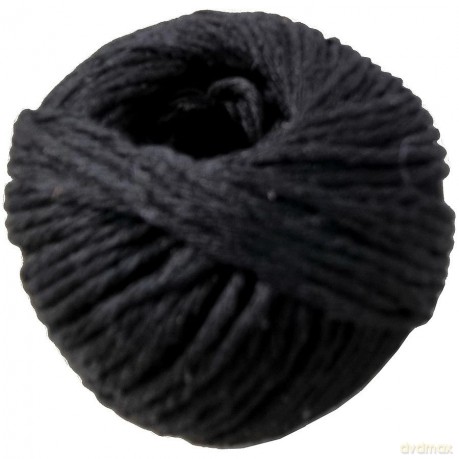 Sznurek bawełniany czarny 1,5mmx50m