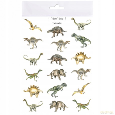 Tatuaże zmywalne Dinozaury
