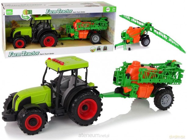 Traktor na baterie zielony