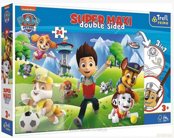 TREFL 24 el. Super Maxi Przygody Psiego Patrolu [PUZZLE]