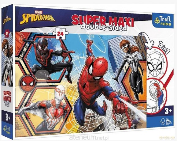 TREFL 24 el. Super Maxi Spiderman wyrusza do akcji [PUZZLE]