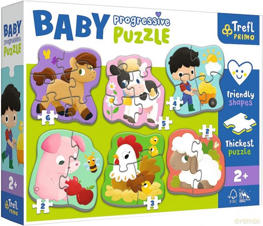 TREFL Baby Progressive - Farma [PUZZLE]