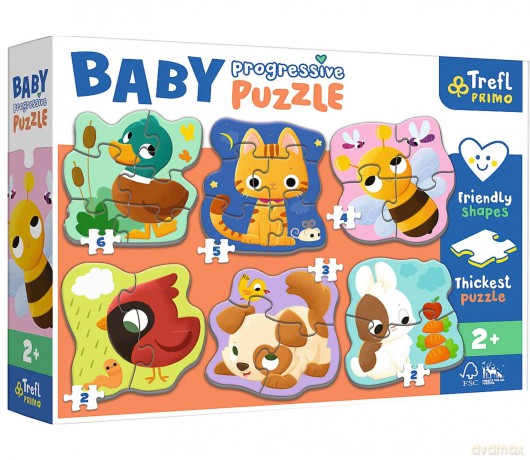 TREFL Baby Progressive - Zwierzęta [PUZZLE]