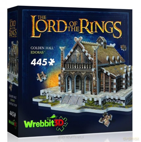 Wrebbit 3D 445 el. Złoty Dwór Edoras [PUZZLE]