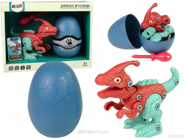 Zestaw Dinozaur Parasaurolophus z Jajkiem DIY [FIGURKA]
