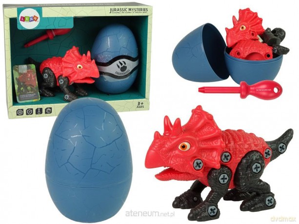 Zestaw Dinozaur Triceratops z Jajkiem DIY [FIGURKA]