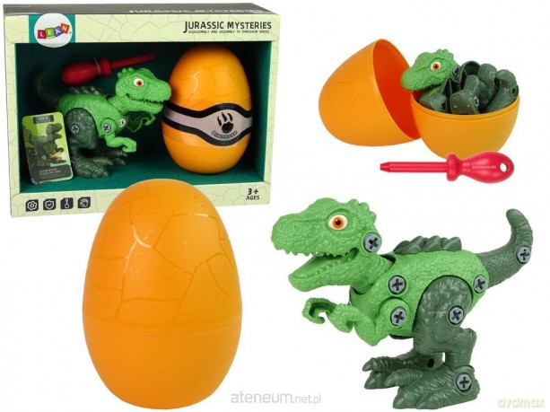 Zestaw Dinozaur Tyranozaur Rex z Jajkiem DIY [FIGURKA]