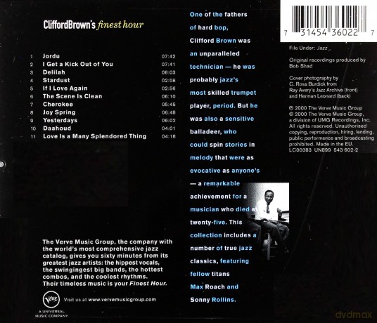 Clifford Brown: Finest Hour [CD]