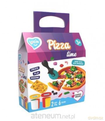Zestaw kreatywny ciastolina Pizza time